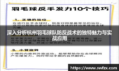 深入分析杭州羽毛球队防反战术的独特魅力与实战应用